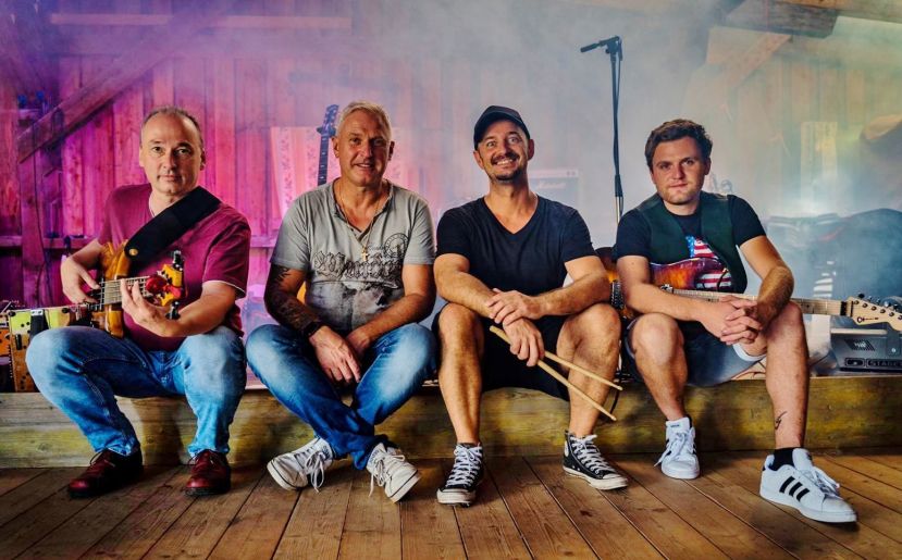 Studiomusiker Peter, Mikk, Christoph und Michael