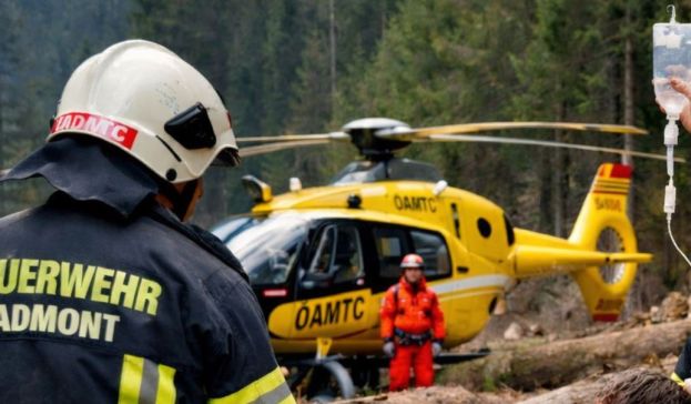 Schwerer Forstunfall in Weng bei Admont