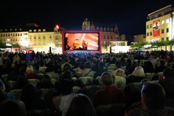 Kino unter Sternen im Nationalpark