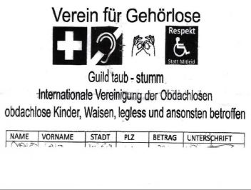 Taubstumme waren Betrüger
