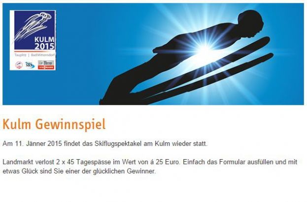 Mit Landmarkt zur neuen Kulmschanze
