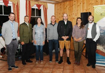 GF Oliver Gulas-Wöhri, Anton Hafellner, Johanna Huber, Wolfgang Suske, David Brandl, Susanne Aigner und Albin Blaschka