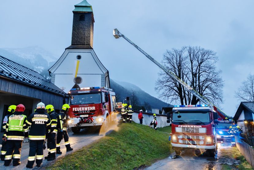 Abschnittsübung der Freiwilligen Feuerwehr