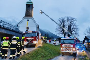 Abschnittsübung der Freiwilligen Feuerwehr