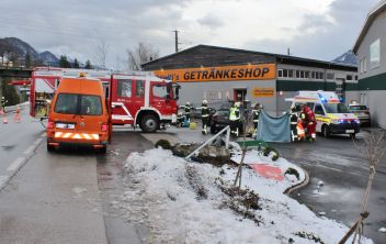 Verkehrsunfall in Zentrum von Stainach
