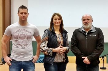 Revierinspektor Werner Lux, Mag. Gerhild Lackner und Gruppeninspektor Karl Gaibinger