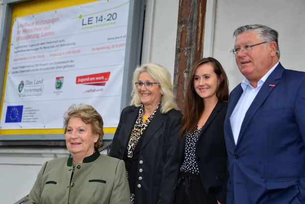 Anna Rieder, Roswitha Glashüttner, Michaela Grubesa und Walter Ferk
