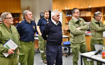 Bereichsführungsstab im Bezirk hochgefahren
