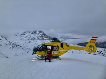 Verletzte Skitourengeherin gerettet