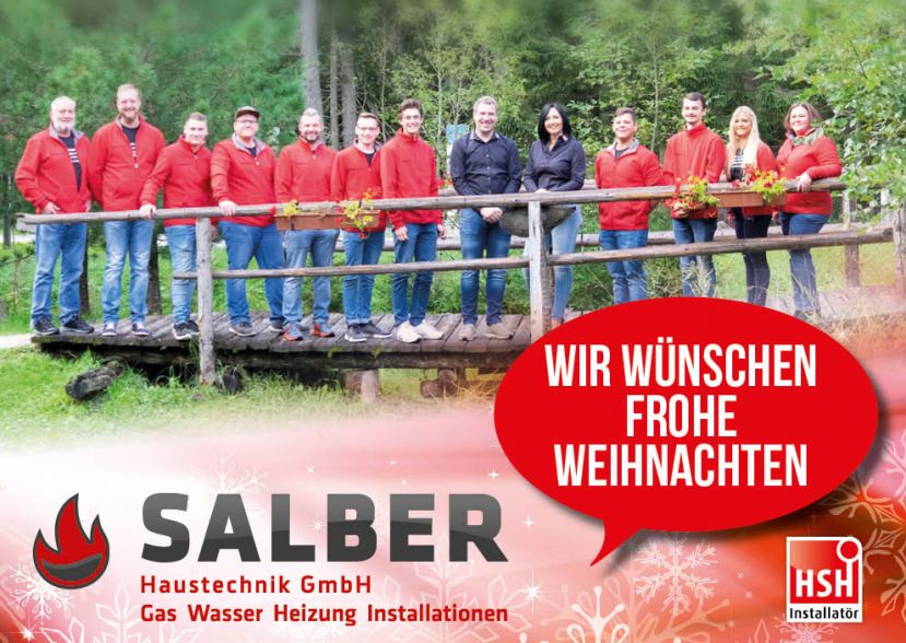 Haustechnik Salber wünscht Frohe Weihnachten