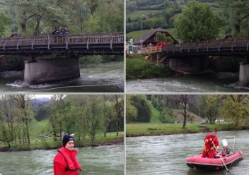 Person in die Enns gestürzt