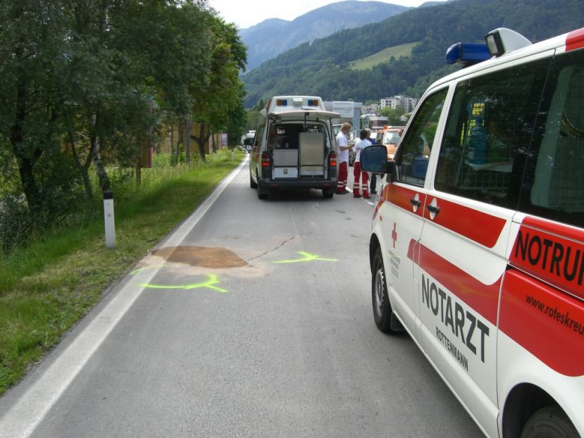 Schwerer Motorradunfall in Liezen