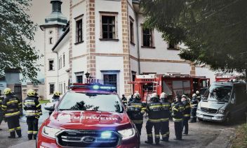 Atemschutzeinsatz auf Schloss Röthelstein