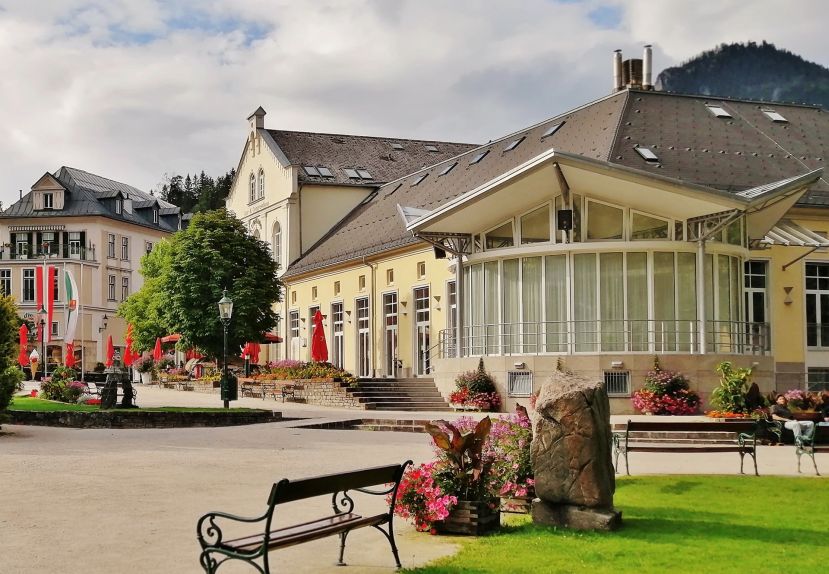 So sieht das Kur- &amp; Congresshaus Bad Aussee heute aus.