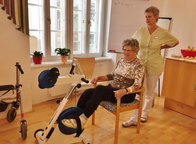 24-Stunden Radrennen im Pflegeheim