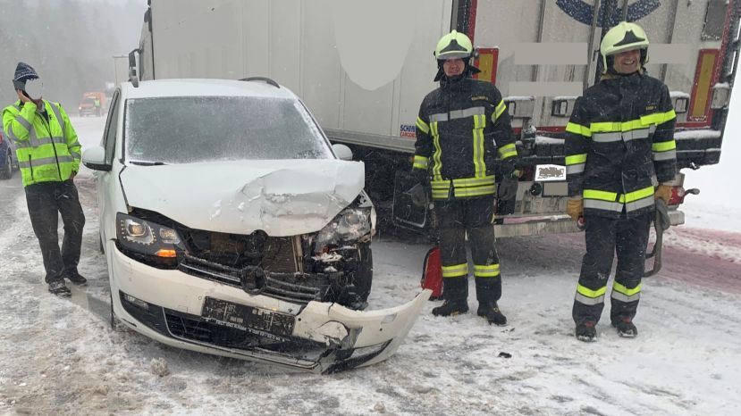 Schnee HOT Spot B145 für die FF Pürgg