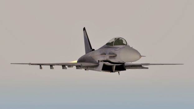 Eurofighter starten Überschalltraining