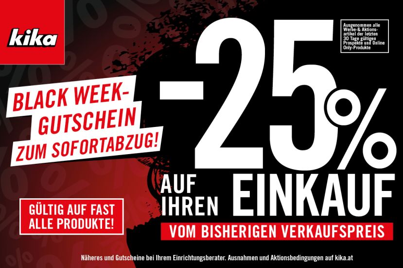 Black Friday Week mit sensationellen Angeboten