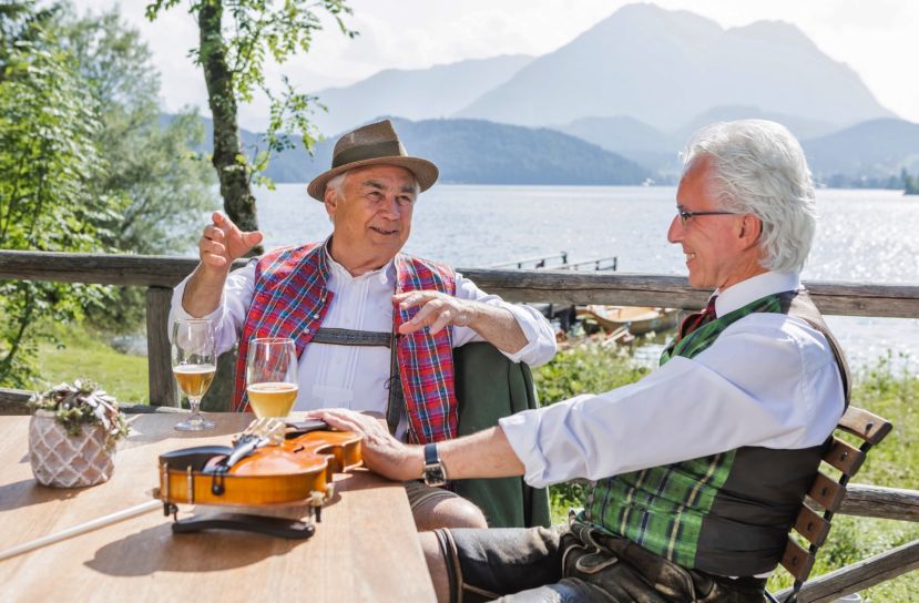 Bertl Göttl und Hannes Preßl