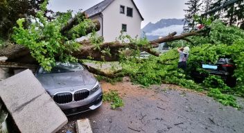 35 Unwettereinsätze der Feuerwehren