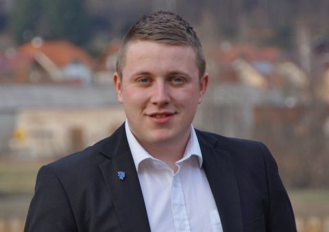 Marco Pelzmann, ein junges FPÖ-Mitglied aus Rottenmann