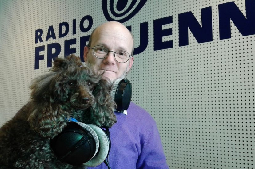 Stefan Berner mit Maskottchen Sally
