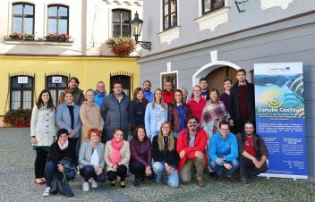 Das Projektteam beim Meeting im tschechischen Geopark Železné hory