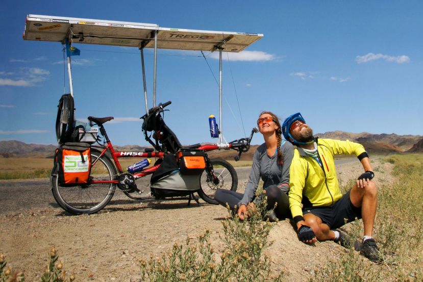 Rallye für Solarstrom betriebene E-Bikes