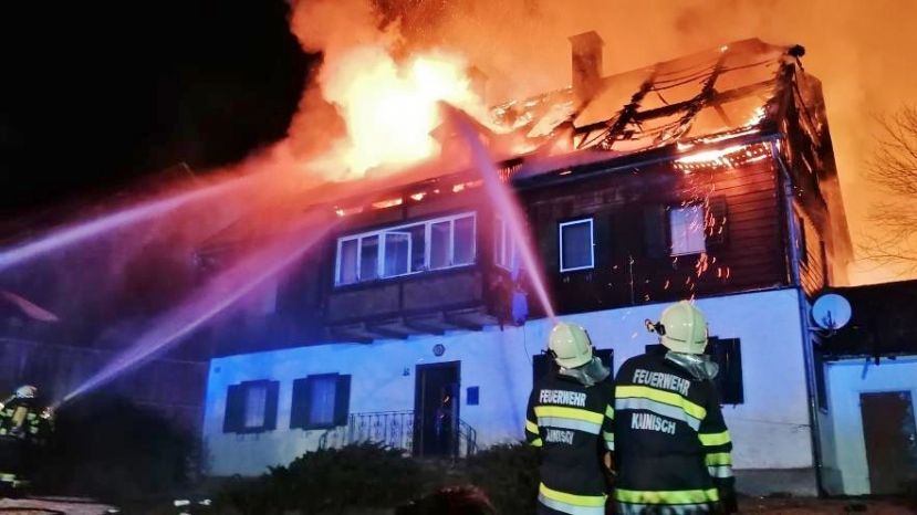 Mensch und Tier in Obersdorf gerettet