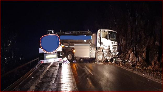 LKW Unfall auf der B115 in Kirchenlandl
