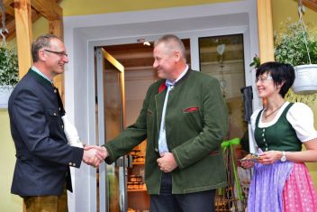 Egon Gojer, Karl Lackner und Karin Gojer