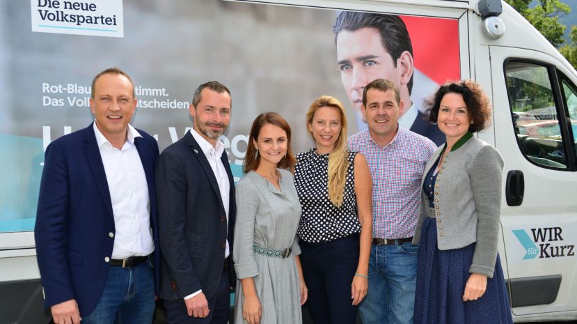 Bogner-Strauß zu Besuch im Bezirk
