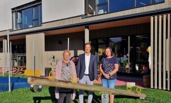 Susanne Puchbauer-Schnabel, Bürgermeister Thomas Reingruber und Karin Klinglhuber-Grießer