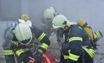 Brand bei einer Tankstelle