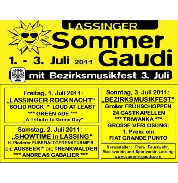 Auf zur Lassinger Sommergaudi
