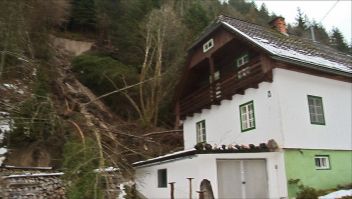 Haus in Öblarn um 10 cm verschoben
