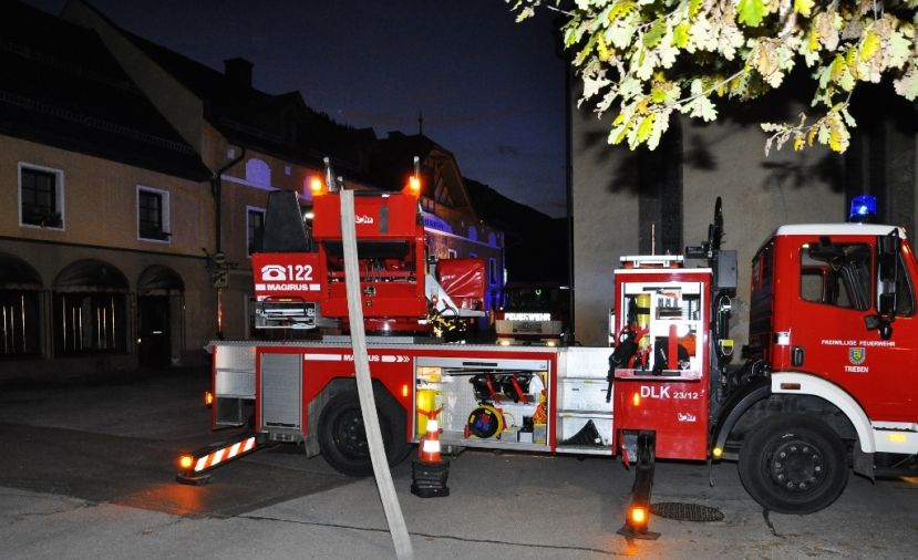 Zimmerbrand beim GH Klarmann