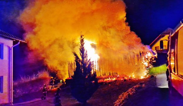 Brand im Zentrum von Selzthal