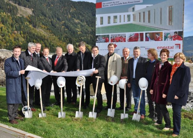 Spatenstich Rotes Kreuz Liezen
