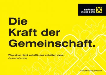 Die Raiffeisenbank ist für Sie immer da