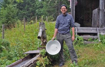 Leonhard F. Seidl im Nationalpark Gesäuse