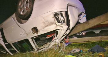 Fahrzeugüberschlag zwischen Lengdorf und Gröbming