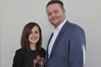 LAbg. Michaela Grubesa und BR Mario Lindner