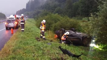 Verkehrsunfall A9 bei Gaishorn