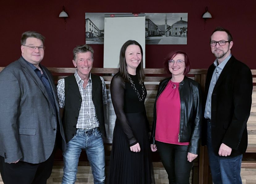 GR Thomas Mayerhofer, Grüßer Johann, Grüsser Kerstin, Stadträtin DIin Sigrid Ranner-Tilg und Vzbgm. Klaus Baumschalger