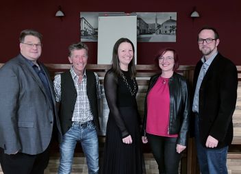 GR Thomas Mayerhofer, Grüßer Johann, Grüsser Kerstin, Stadträtin DIin Sigrid Ranner-Tilg und Vzbgm. Klaus Baumschalger