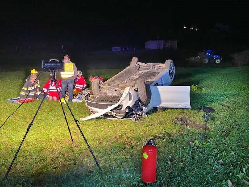 Mit Pkw in Liezen überschlagen