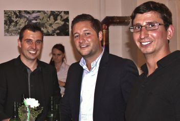 Arch. Dipl-Ing. Bernhard Schlömicher, Dipl-Ing. Michael Plachy und Dipl-Ing. Edwin Harrer