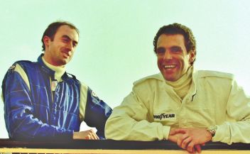 David Brabham mit Roland Ratzenberger