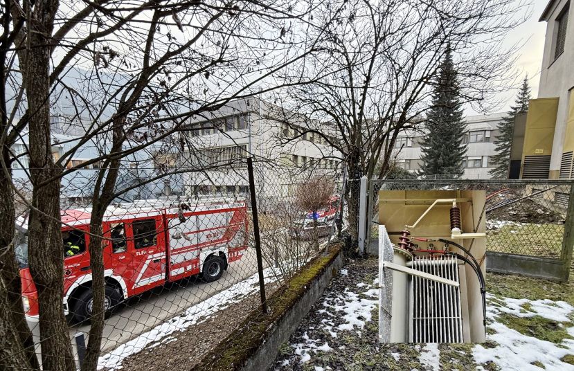 Feuer am LKH - Trafo!